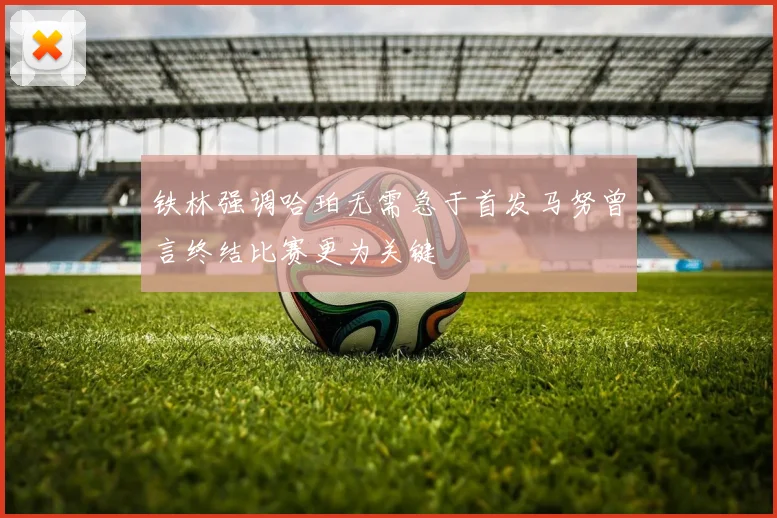 铁林强调哈珀无需急于首发马努曾言终结比赛更为关键